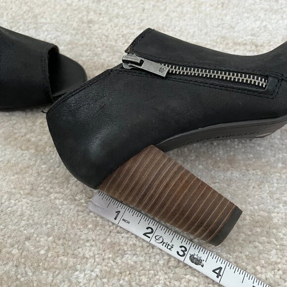 Lucky Brand Leather Peep Toe Ankle Boots Heels Shoes 6 - Picture 11 of 11